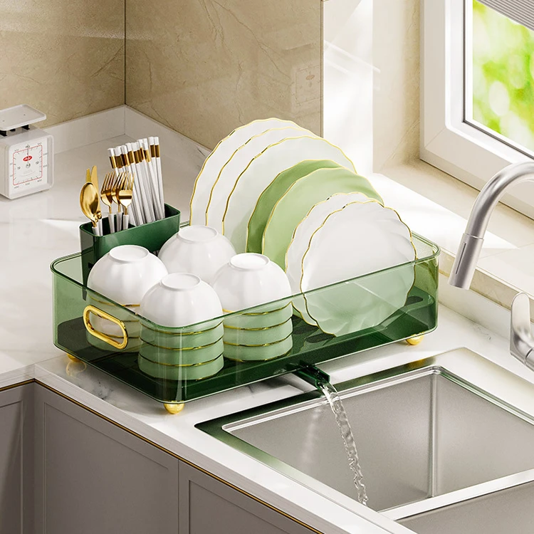 Drainage Tableware Storage Rack