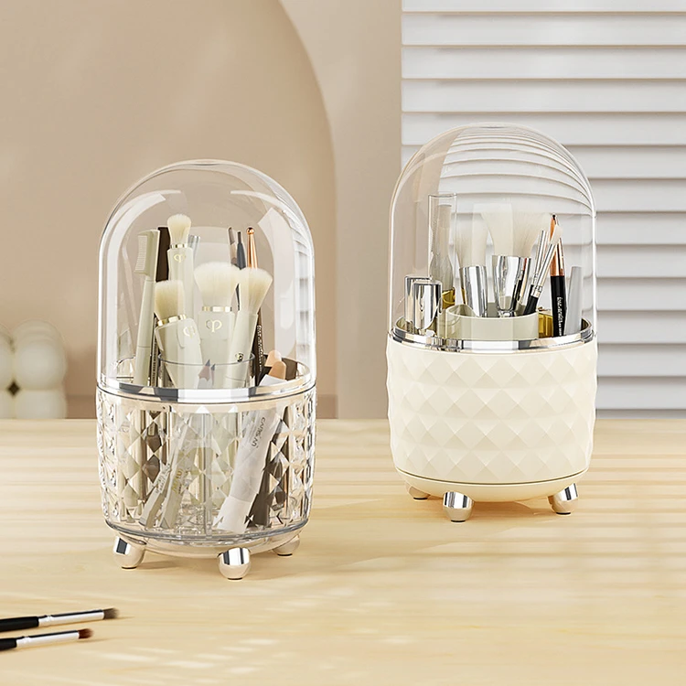 Plastic Makeup Brush Storage Box